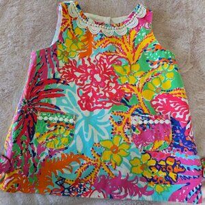 Lilly Pulitzer Infant Sorrento Top - Bright Multi-Color Button Top